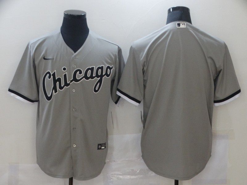 Men Chicago White Sox Blank Grey Game Nike MLB Jerseys->toronto blue jays->MLB Jersey